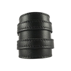 Nightrider Black Leather Outcrop Cuff