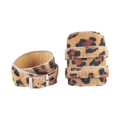 Leopard Print Cowhide Crop Cuff