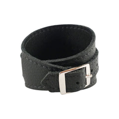 Nightrider Black Leather Crop Cuff