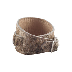 Brindle Cowhide Crop Cuff