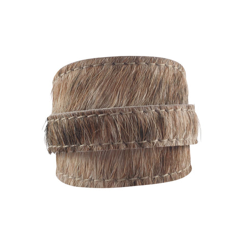 Brindle Cowhide Crop Cuff