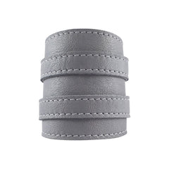 Lilac Grey Leather Outcrop Cuff