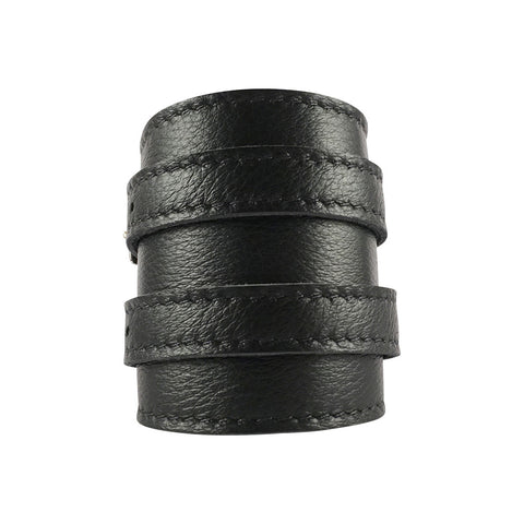 Nightrider Black Leather Outcrop Cuff